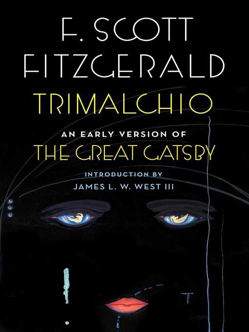 Title details for Trimalchio by F. Scott Fitzgerald - Wait list